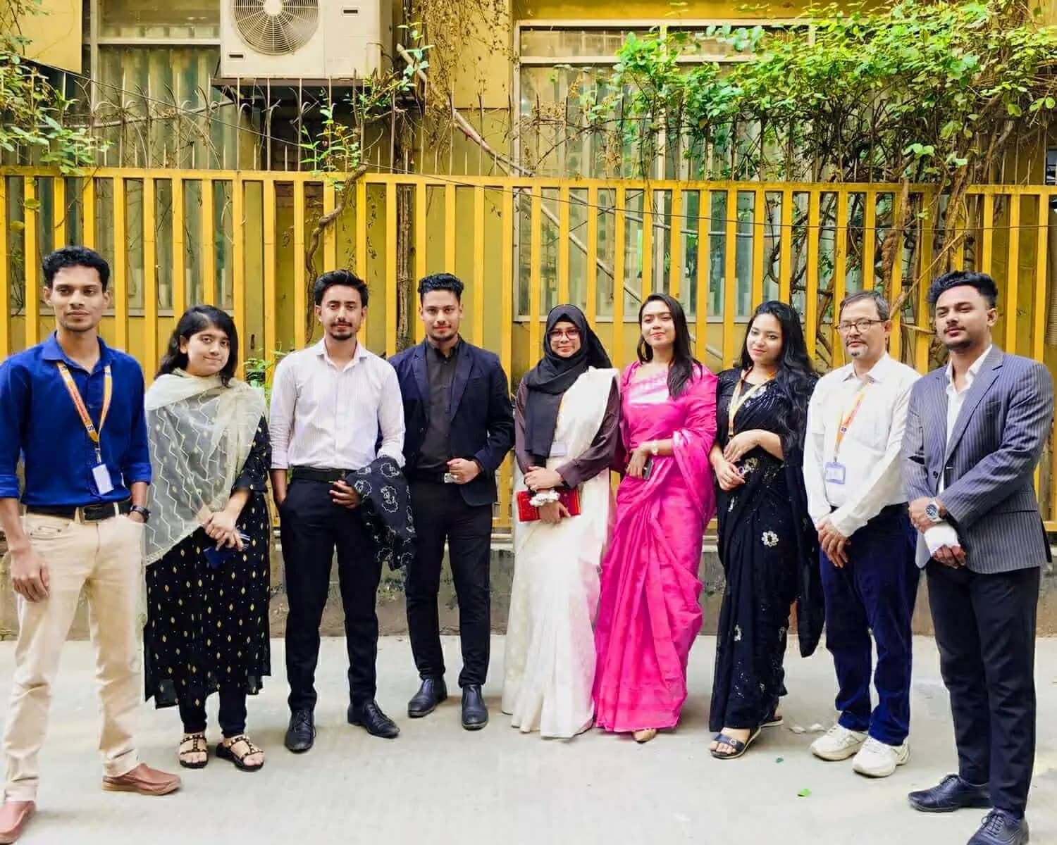 Students and faculty of the Department of Journalism and Media Studies at Sonargaon University